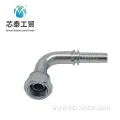 SS crimped high pressure stainless steel hose connector